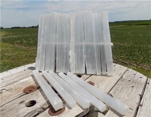 Selenite - 20 Selenite Sticks Wands, Gypsum Gemstone Crystal, Healing Reiki Charging, by The Old Grainery (calming, chargi...