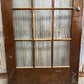 15 Pane Glass Door (37.5X89.5) Vintage American Door, Architectural Salvage, A32