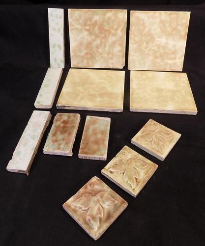 Victorain Art Tile - 1800s Victorian Tiles, Architectural Salvage, Antique Fireplace Tiles H, by The Old Grainery (1800s T...