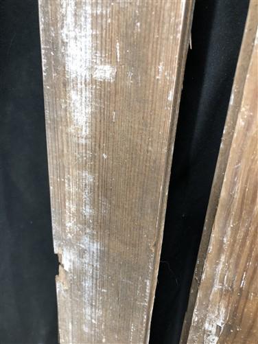 Home & Living > Home Improvement > Moldings & Trim - 8 Reclaimed Wainscoting Bead Board Pieces, Architectural Salvage Vint...