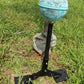 3D Cow Weathervane, Lightning Rod Barn Topper, Country Decor Rustic Patina