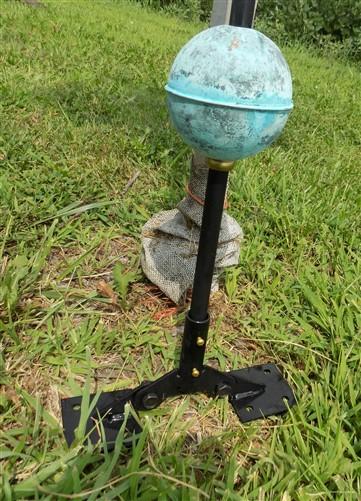 3D Cow Weathervane, Lightning Rod Barn Topper, Country Decor Rustic Patina