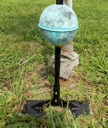 3D Cow Weathervane, Lightning Rod Barn Topper, Country Decor Rustic Patina