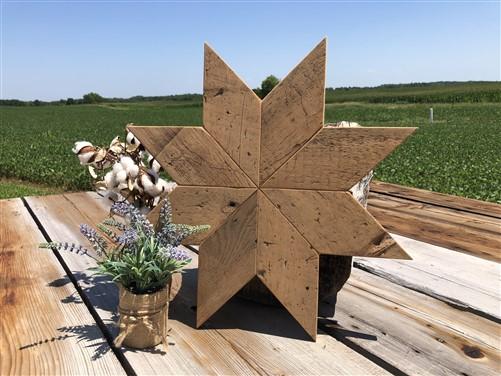 Wooden Star - 23" Amish Made Wooden Star, Reclaimed Barn Wood Star Rustic Farmhouse Decor, B by The Old Grainery (23 inch,...