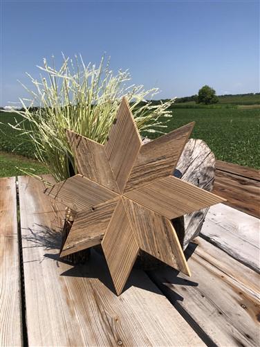 Wooden Star - 20" Amish Made Wooden Star, Reclaimed Barn Wood Star Rustic Farmhouse Decor, D, by The Old Grainery (20 inch...