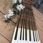 12 White Piano Keys, Vintage Piano Key Parts, Art Craft Supplies, Steampunk F