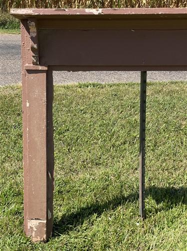 Antique Fireplace Mantel Surround (53x54.25) Architectural Salvage, Rustic, A159