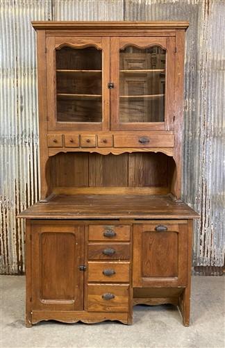 Vintage Cabinet - Vintage Hawkeye Kitchen Cabinet, China Hutch, Display Case, Pantry, Dining Room by The Old Grainery (buf...