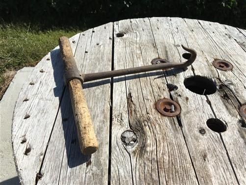 Hay hook - Rustic Hay Baling Hook, Primitive Amish Farm Country Tool, Farmhouse Decor by The Old Grainery (amish, baling,...