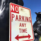 Signs - No Parking Any Time Street Sign, 24x18 Vintage Metal Road Sign, Garage Art, H by The Old Grainery (Garage Art, Met...