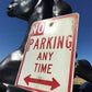 Signs - No Parking Any Time Street Sign, 24x18 Vintage Metal Road Sign, Garage Art, H by The Old Grainery (Garage Art, Met...