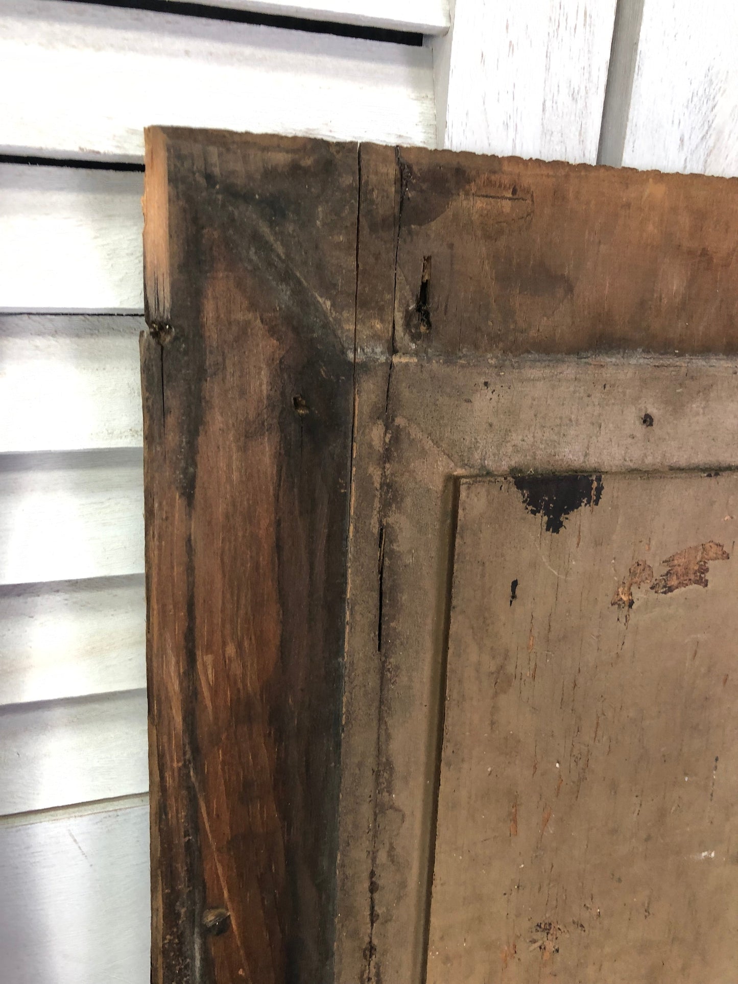 2 Wooden Door Panels, Cupboard Furniture Architectural Salvage, Arts Crafts A67,