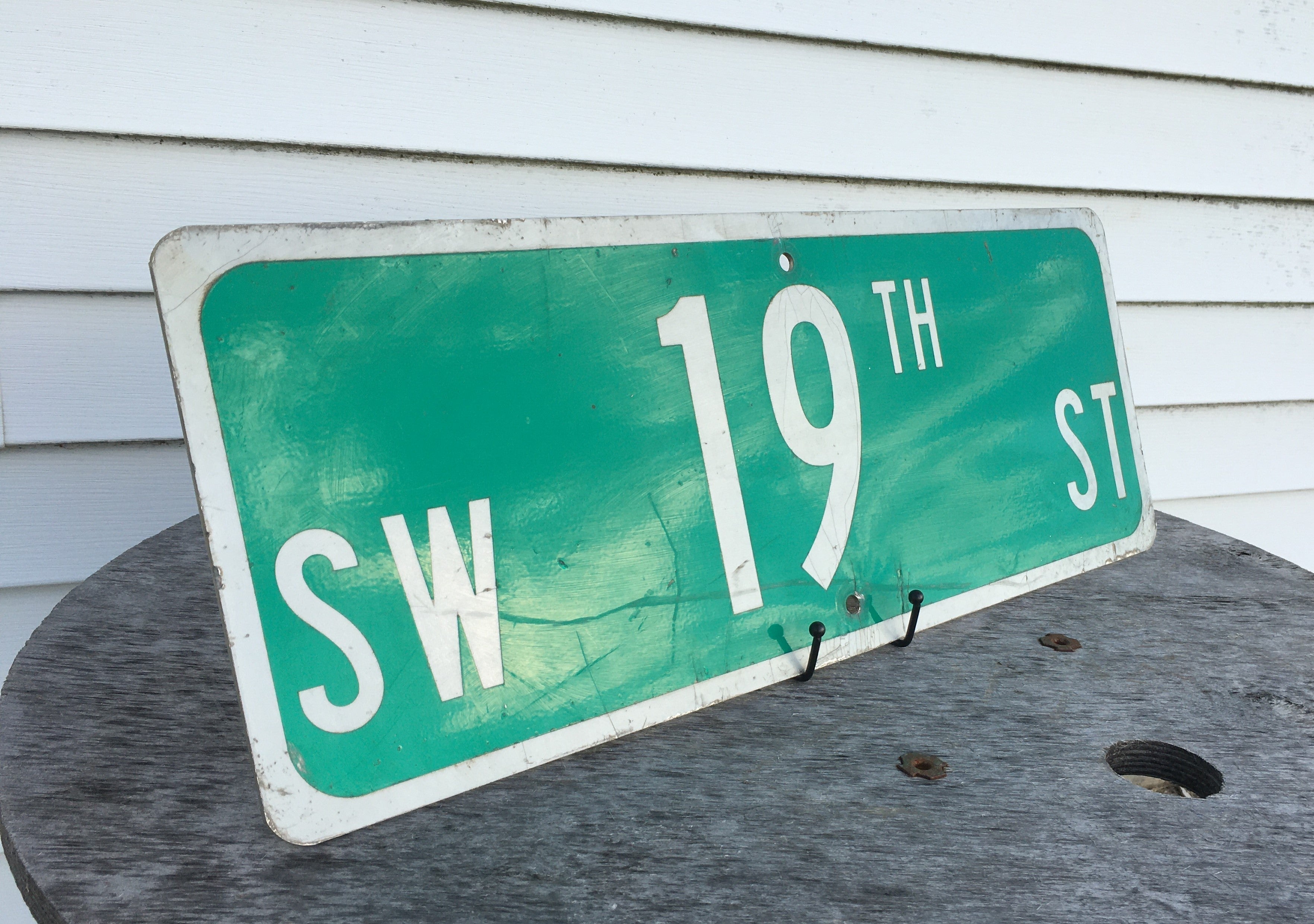 SW 19th ST Street Sign, 9x24 Vintage Green Road Sign, Metal Road Sign ...