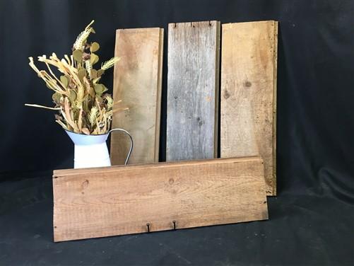 Lumber - 4 Barn Wood Reclaimed Planks, Wall Siding Boards, Rabbet Edge Lumber A56, by The Old Grainery (barn wood, boards,...