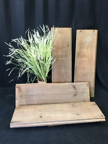 Lumber - 4 Barn Wood Reclaimed Planks, Wall Siding Boards, Rabbet Edge Lumber A57, by The Old Grainery (barn wood, boards,...
