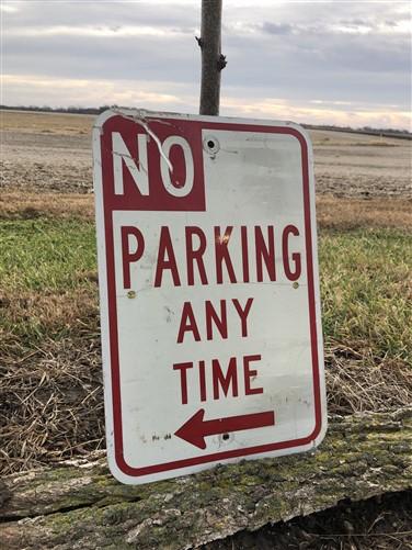 Signs - No Parking Any Time Street Sign,18x12 Vintage Metal Road Sign, Garage Art V by The Old Grainery (Garage Art, Manca...