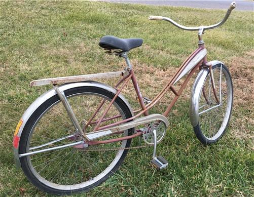 vintage womens bicycles for sale Reid Ladies Classic 7 Speed - Watermelon and the comfy Vintage Schwinn Fiesta - 1960s