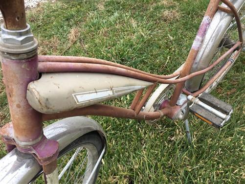Hiawatha Tank Cruiser Bicycle, Vintage Womens Purple Bike, Gambles Har – The Old Grainery