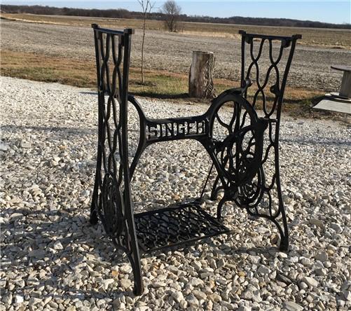 Treadle base - Treadle Sewing Machine, Cast Iron Base, Industrial Age, Singer Steampunk PO, by The Old Grainery (classic,...