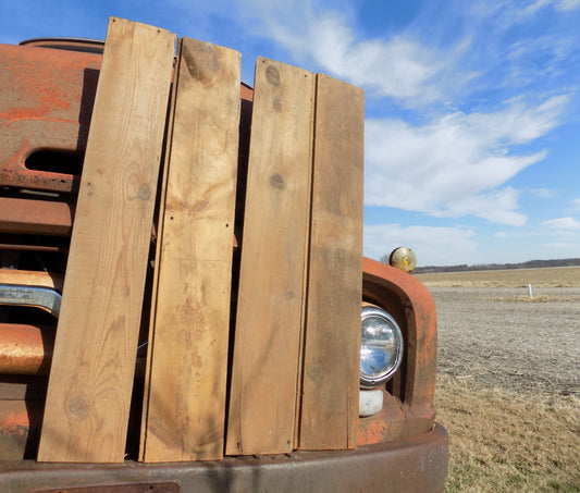 Lumber - 4 Barn Wood Reclaimed Planks, Wall Siding Boards, Rabbet Edge Lumber A47 by The Old Grainery (barn wood, boards,...