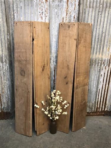 Reclaimed Wood - 4 Barn Wood Reclaimed Planks, Wall Siding Boards, Rabbet Edge Lumber A61 by The Old Grainery (barn wood,...