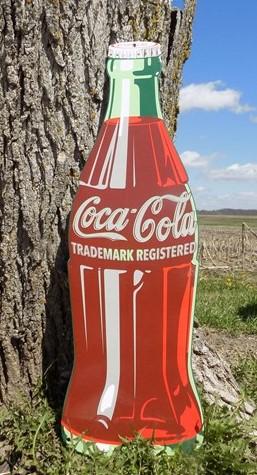 Signs - Coca Cola Trademark Registered Sign, Porcelain Metal Sign, Advertising Sign by The Old Grainery (advertising, adve...