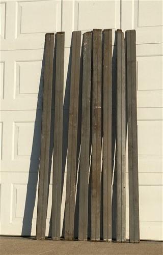 Wainscoting bead board pieces - 8 Reclaimed Wainscoting Bead Board Pieces, Architectural Salvage Vintage A42, by The Old G...