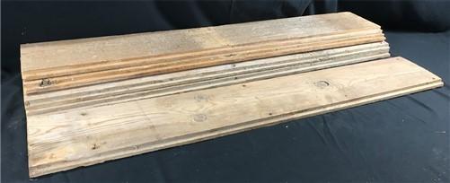 Wood planks - 5 Barn Wood Reclaimed Planks, Wall Siding Boards, Rabbet Edge Lumber A64, by The Old Grainery (barn wood, bo...