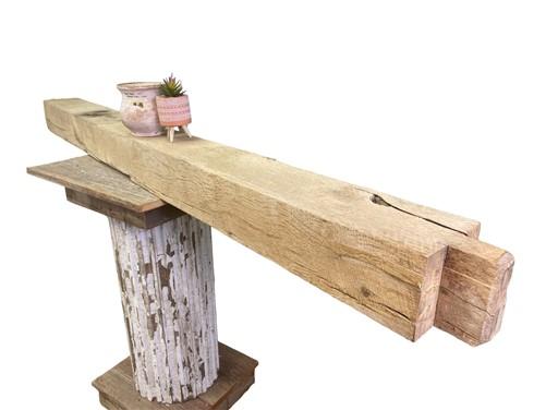 Barn Beam - Reclaimed Barn Beam Wood Shelf, Architectural Salvage Fireplace Mantel C9 by The Old Grainery (Architectural,...