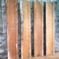 4 Wood Trim Pieces, Architectural Salvage, Reclaimed Vintage Wood Baseboard A74,