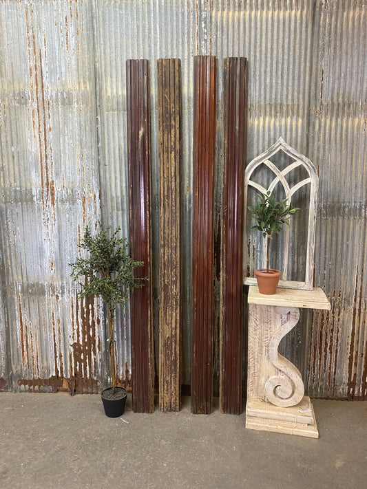Architectural Salvage - 4 Reclaimed Wainscoting Bead Board Pieces, Architectural Salvage Vintage A37, by The Old Grainery...