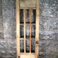 Brown Double Panel Rectangular Wood Window, Wooden Decorative Panel, Wall Art A