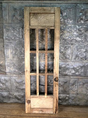 Brown Double Panel Rectangular Wood Window, Wooden Decorative Panel, Wall Art A