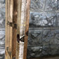 Brown Double Panel Rectangular Wood Window, Wooden Decorative Panel, Wall Art A