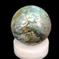 Polished Gemstone Sphere - Polished Gemstone Rock Sphere, Stone Holder Display, Reiki Healing Sphere B by The Old Grainery...