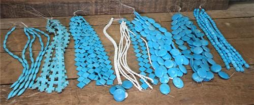 Beads - Turquoise Beads, Jewelers Lot, Jewelry Making Artistic Craft Blue Beads C, by The Old Grainery (art, beads, Blue)