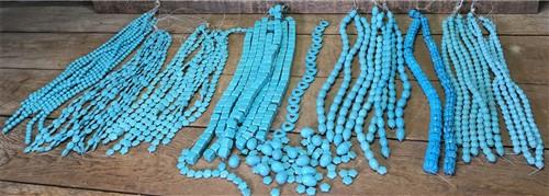 Beads - Turquoise Beads, Jewelers Lot. Jewelry Making Artistic Craft Blue Beads B, by The Old Grainery (art, artistic, beads)