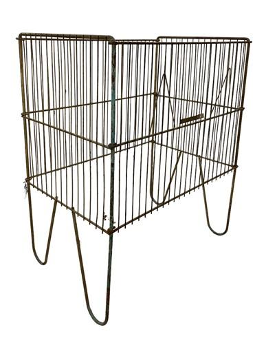 Folding Bin Frame - Folding Store Display Bin Frame, Vintage Dial Retail, Collapsible Rack Frame by The Old Grainery (Bin,...