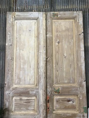 Door - Antique French Double Doors (43x95) Raised Panel Doors, European Doors A329 by The Old Grainery (antique doors, bar...