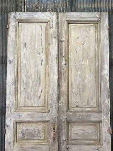 Door - Antique French Double Doors (43x95) Raised Panel Doors, European Doors A329 by The Old Grainery (antique doors, bar...