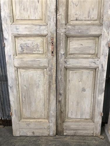 Door - Antique French Double Doors (43x95) Raised Panel Doors, European Doors A329 by The Old Grainery (antique doors, bar...
