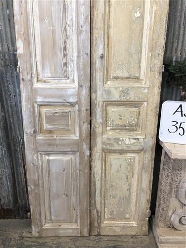 Door - Antique French Double Doors (35.5x91.75) Raised Panel Doors, European Doors A336 by The Old Grainery (antique doors...