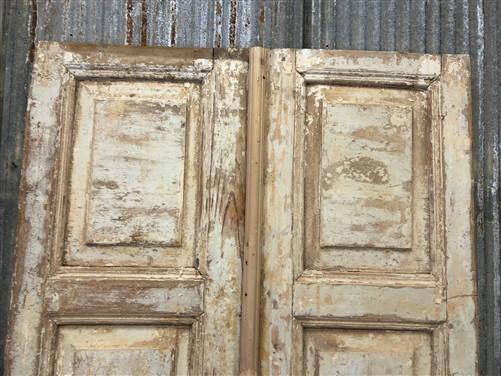 Antique French Double Doors (35x85.5) Raised Panel Doors, European Doors A376
