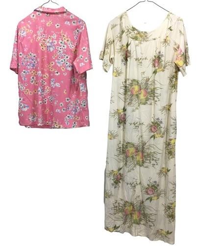 Retro Floral Moomoo Dresses, House Lounge Vintage Nightgowns, Cosplay Costume A, Retro Floral Moomoo Dresses, House Lounge Vintage Nightgowns, Cosplay Costume A,