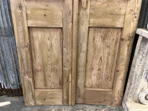 Antique French Double Doors (39x90.5) Iron Wood Doors, European Doors D217