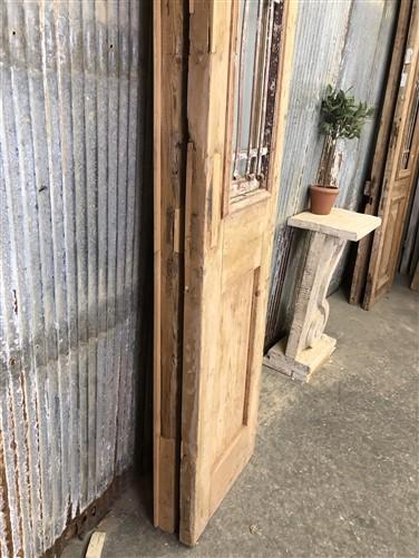 Antique French Double Doors (39x90.5) Iron Wood Doors, European Doors D217
