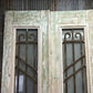 Antique French Double Doors (49.5x103) Iron Wood Doors, European Doors D235