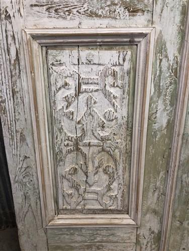 Antique French Double Doors (49.5x103) Iron Wood Doors, European Doors D235