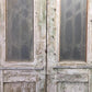Antique French Double Doors (49.5x103) Iron Wood Doors, European Doors D235