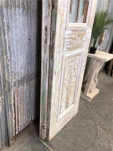 Antique French Double Doors (49.5x103) Iron Wood Doors, European Doors D235